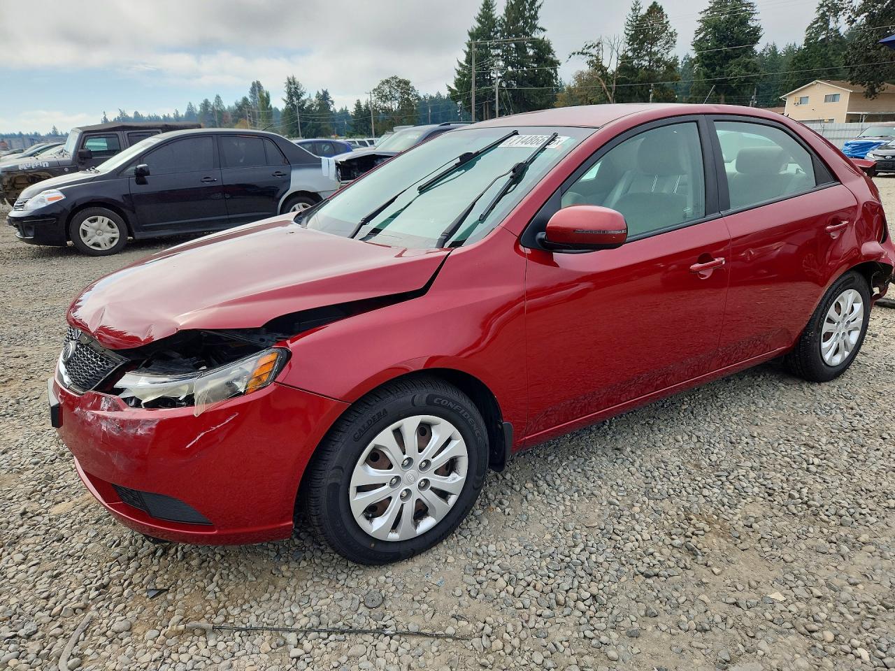2012 KIA FORT EX | KNAFU4A22C5586677 | UPCARS