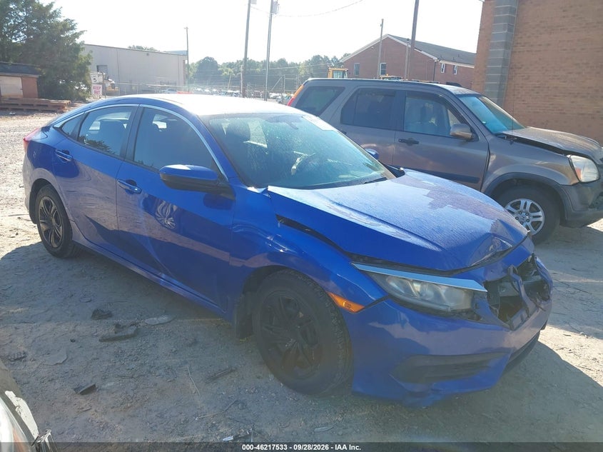 2016 HONDA CIVIC LX | 19XFC2F54GE052653 | UPCARS