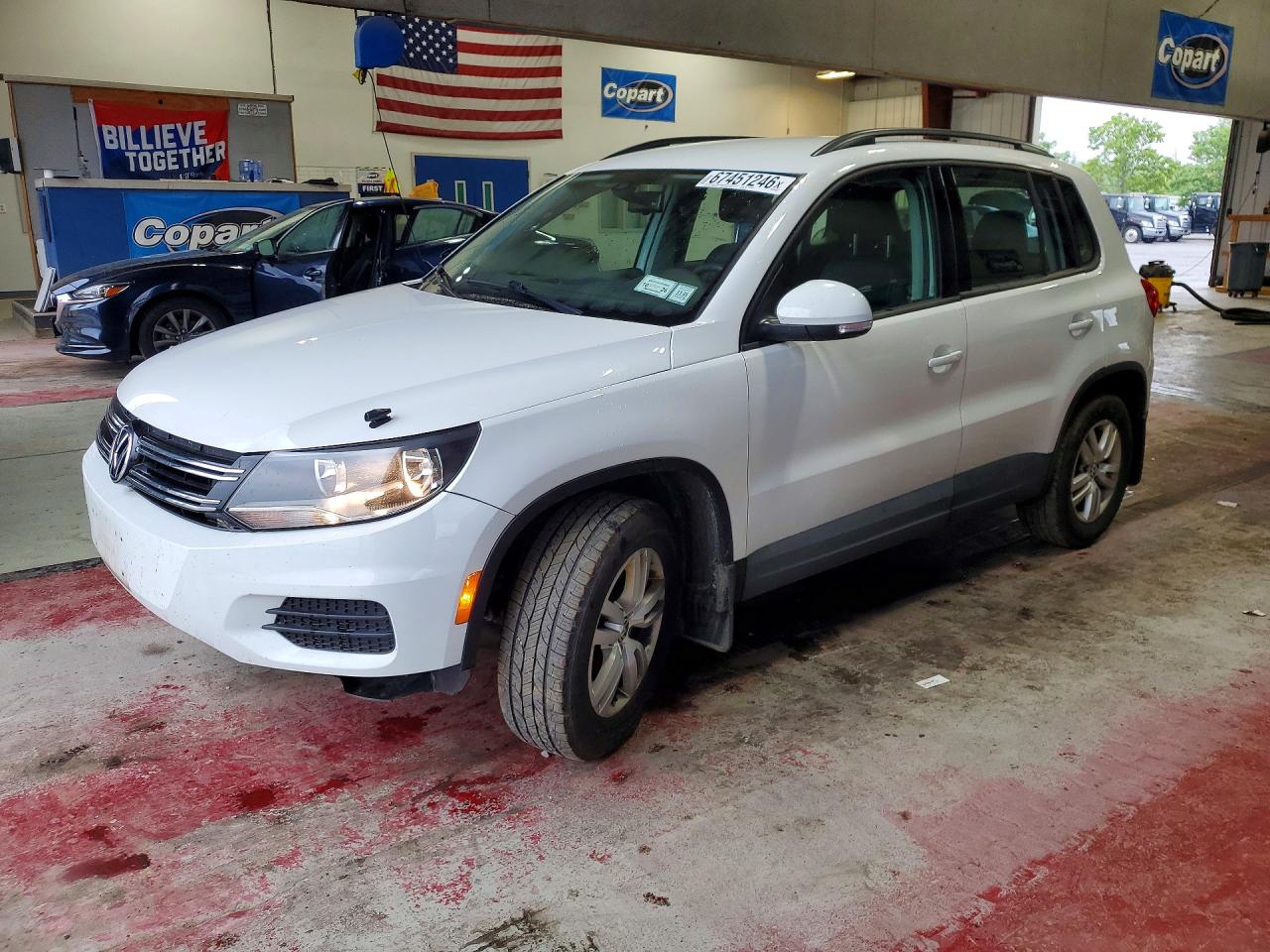 2017 VOLKSWAGEN TIGUAN S | WVGBV7AX3HK016722 | UPCARS