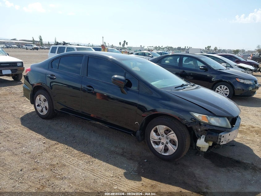 2014 HONDA CIVIC LX | 2HGFB2F59EH501993 | UPCARS