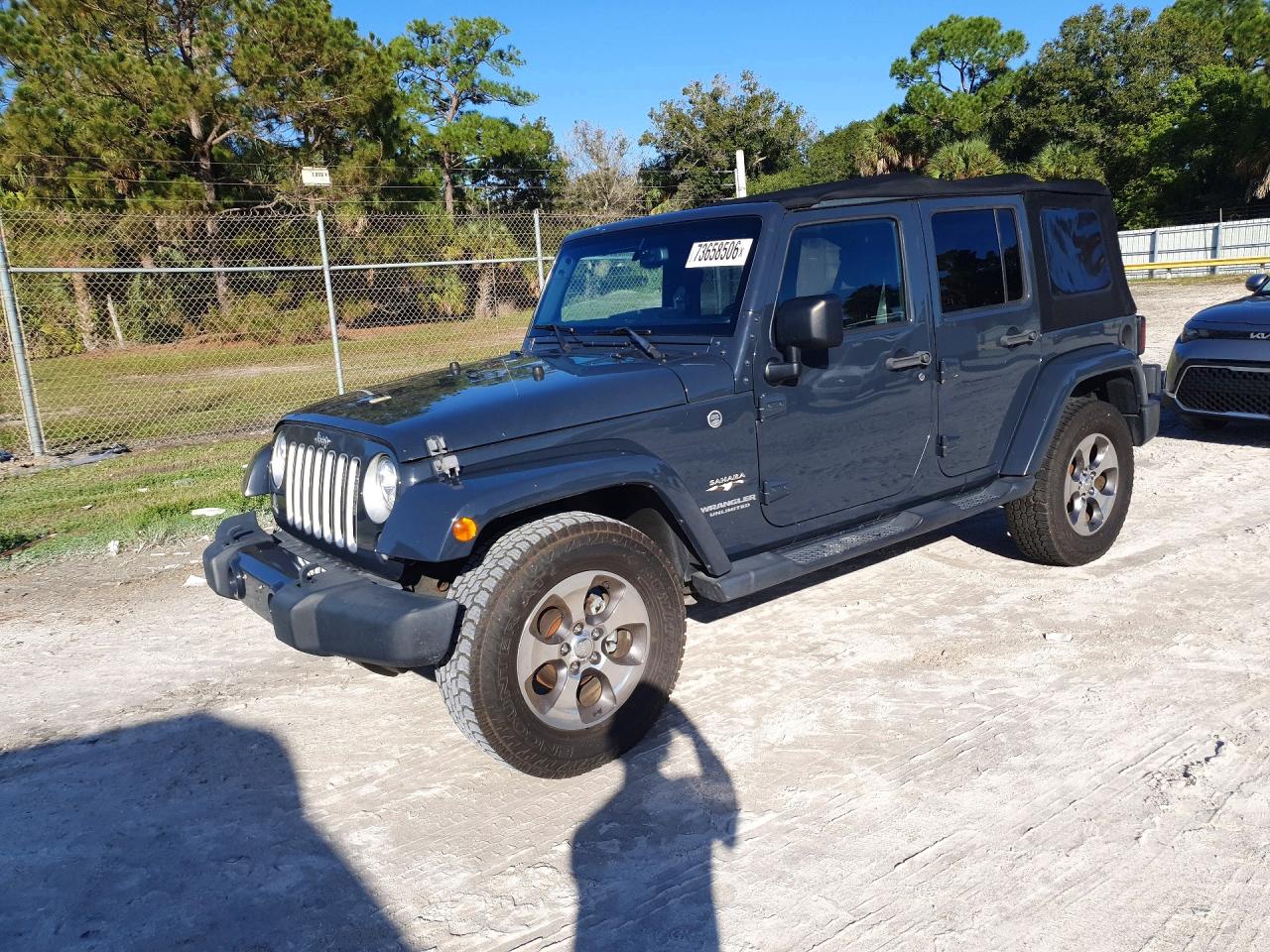 2017 JEEP WRANGLER SAHARA | 1C4BJWEG4HL694961 | UPCARS