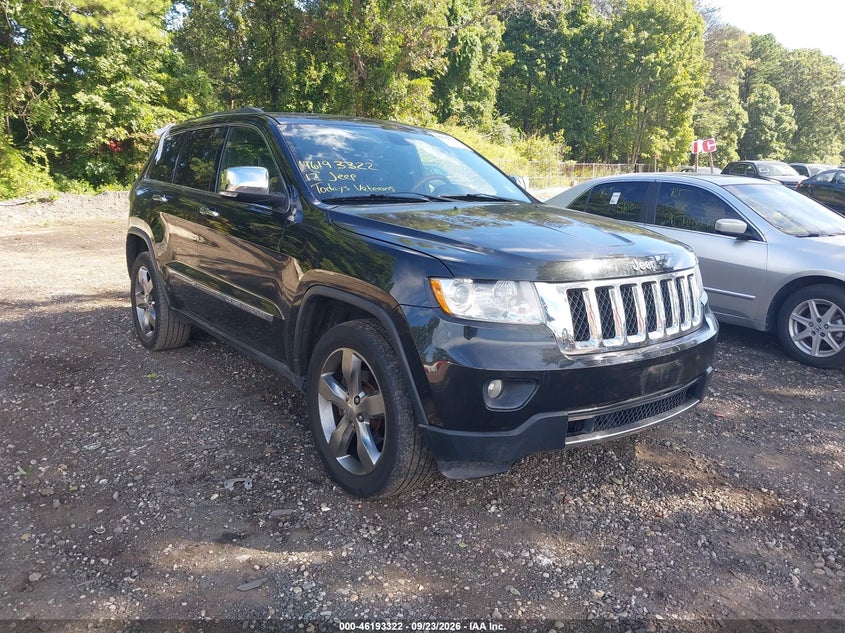 2012 JEEP GRAND CHEROKEE OVERLAND | 1C4RJFCT5CC161380 | UPCARS