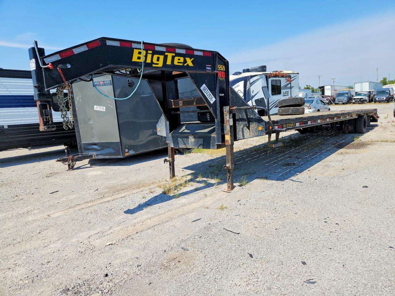 2022 BIG TEX UNKNOWN 22GN-30BK+5MR EQUIPMENT TRAILER | 16V3F4320N6162509 | UPCARS
