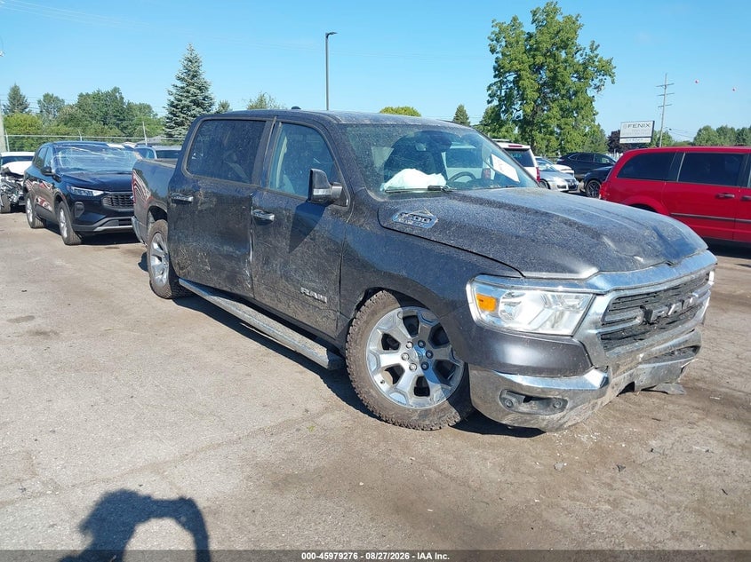 2019 RAM 1500 BIG HORN/LONE STAR  4X4 5'7 BOX | 1C6SRFFT6KN755511 | UPCARS