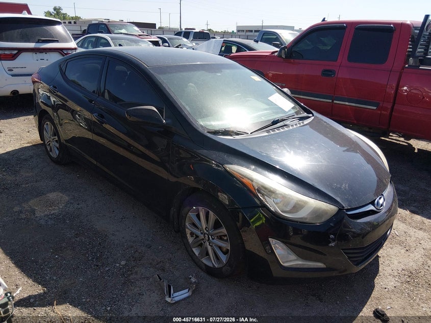 2014 HYUNDAI ELANTRA SE | 5NPDH4AE6EH483273 | UPCARS