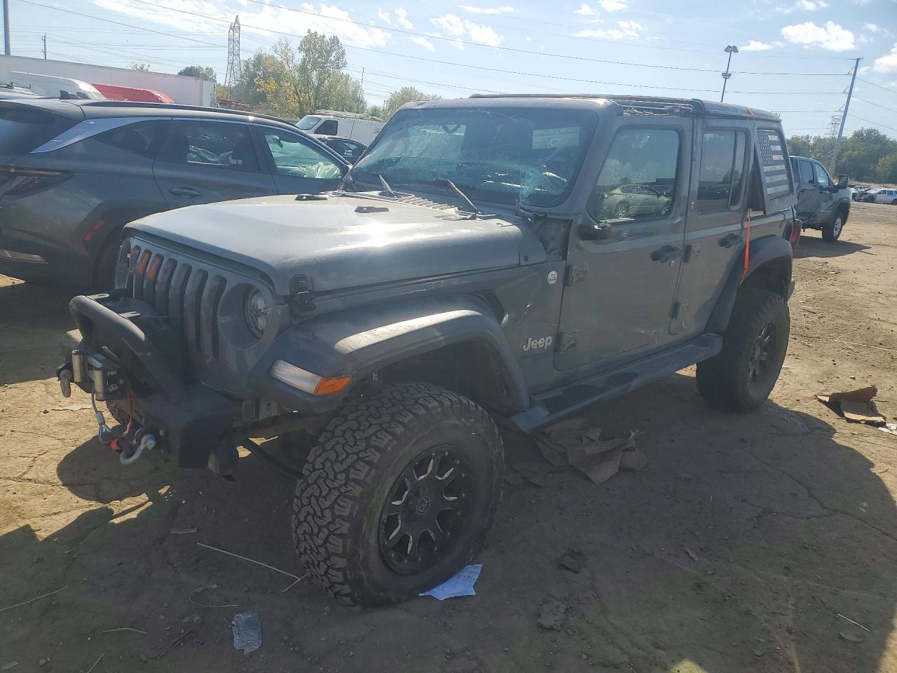 2018 JEEP WRANGLER SPORT | 1C4HJXDG3JW281368 | UPCARS