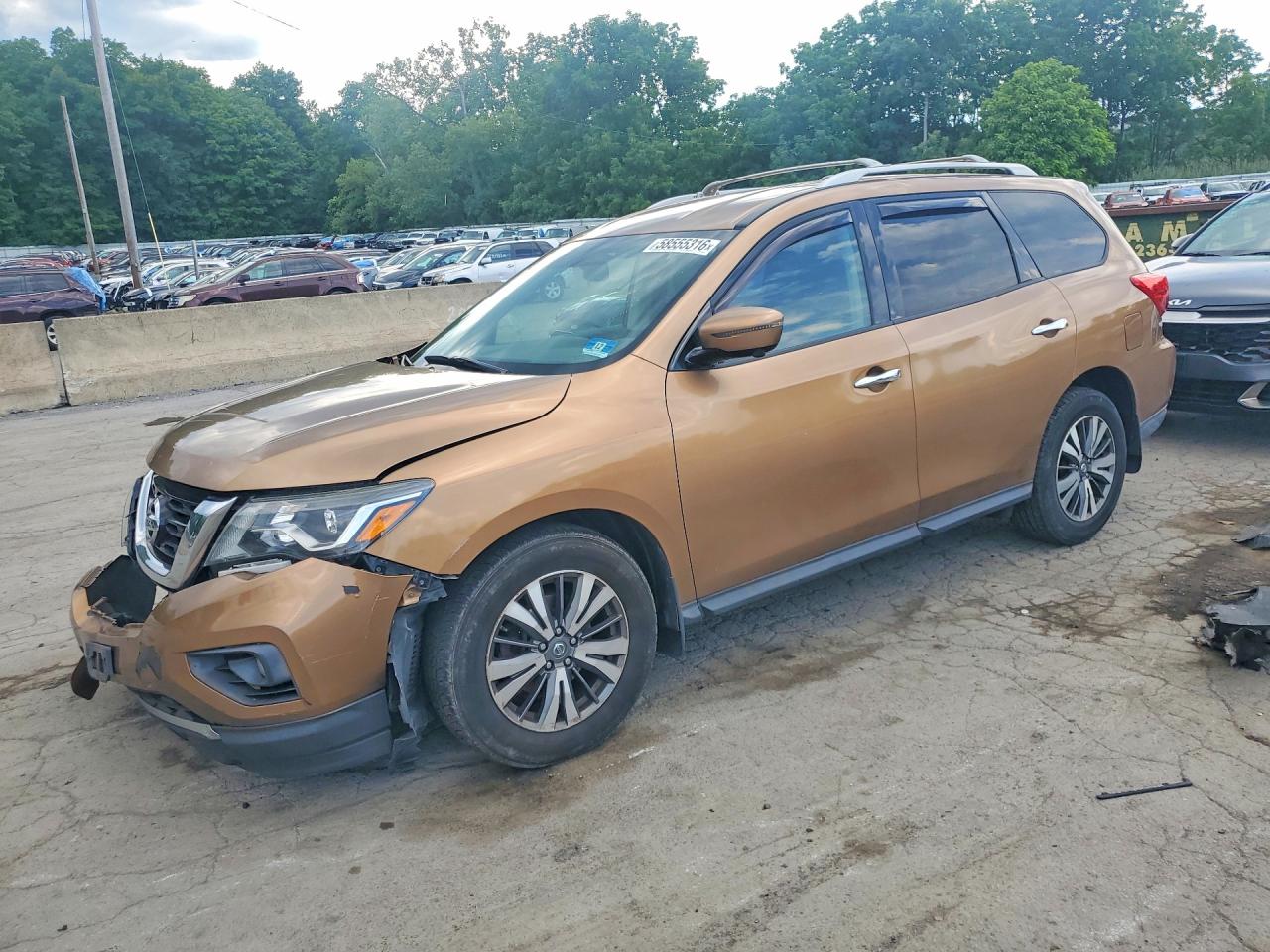 2017 NISSAN PATHFINDER SL | 5N1DR2MM0HC605979 | UPCARS