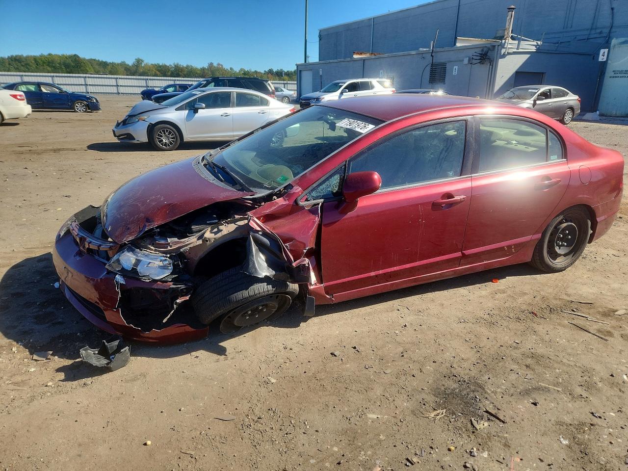 2008 HONDA CIVIC LX | 2HGFA16578H535397 | UPCARS