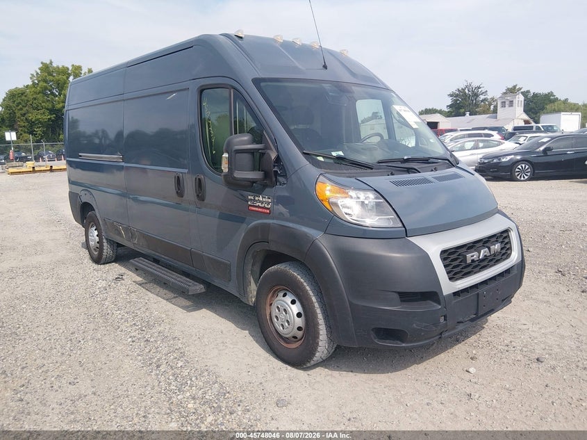 2019 RAM PROMASTER 2500 HIGH ROOF 159 WB | 3C6TRVDG6KE519174 | UPCARS
