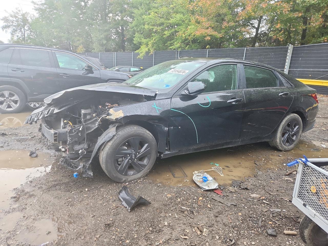 2021 HYUNDAI ELANTRA SEL | 5NPLS4AG5MH006122 | UPCARS
