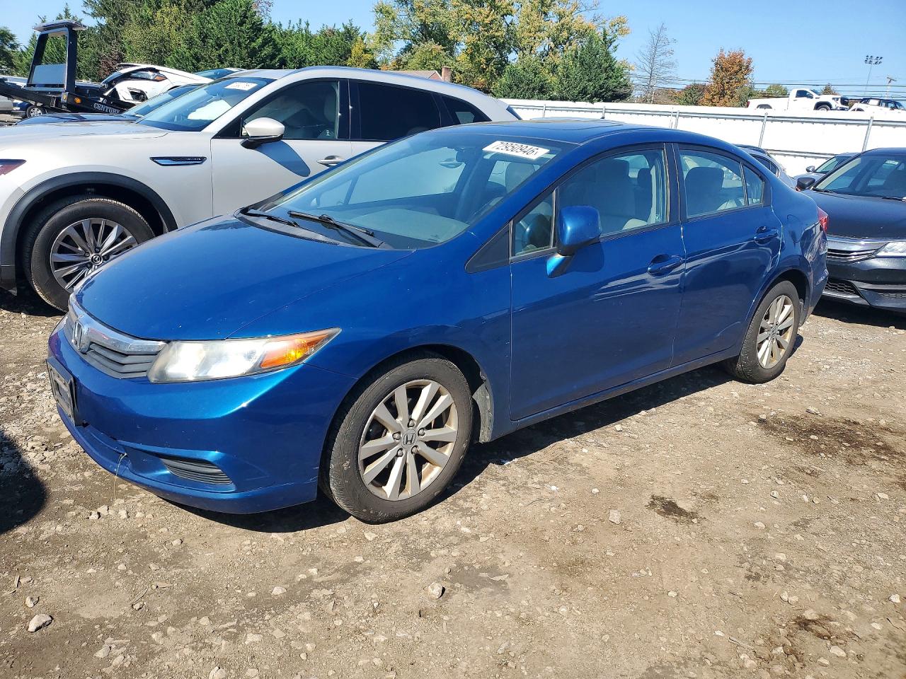 2012 HONDA CIVIC EXL | 2HGFB2F95CH546719 | UPCARS