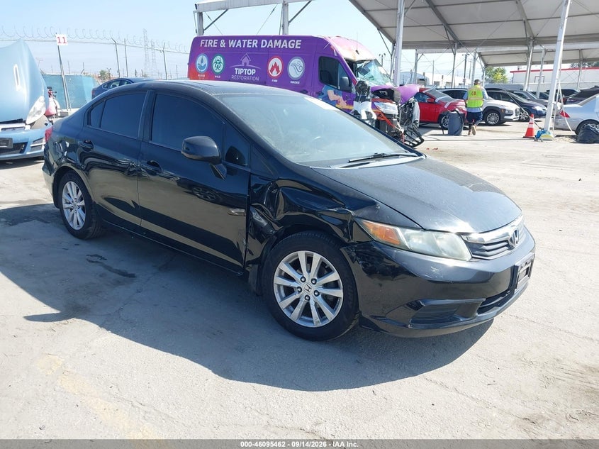 2012 HONDA CIVIC EX | 19XFB2F88CE391195 | UPCARS