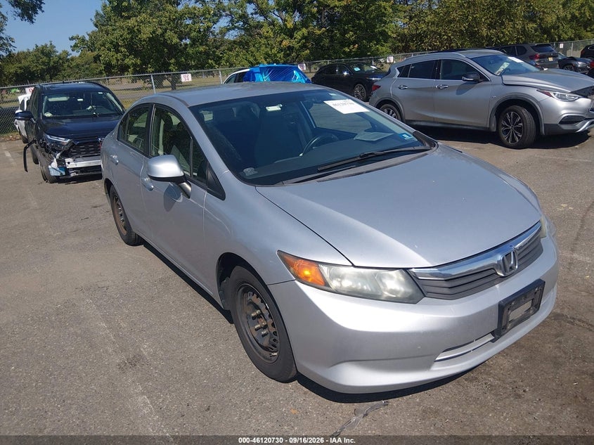 2012 HONDA CIVIC LX | 19XFB2F59CE376937 | UPCARS