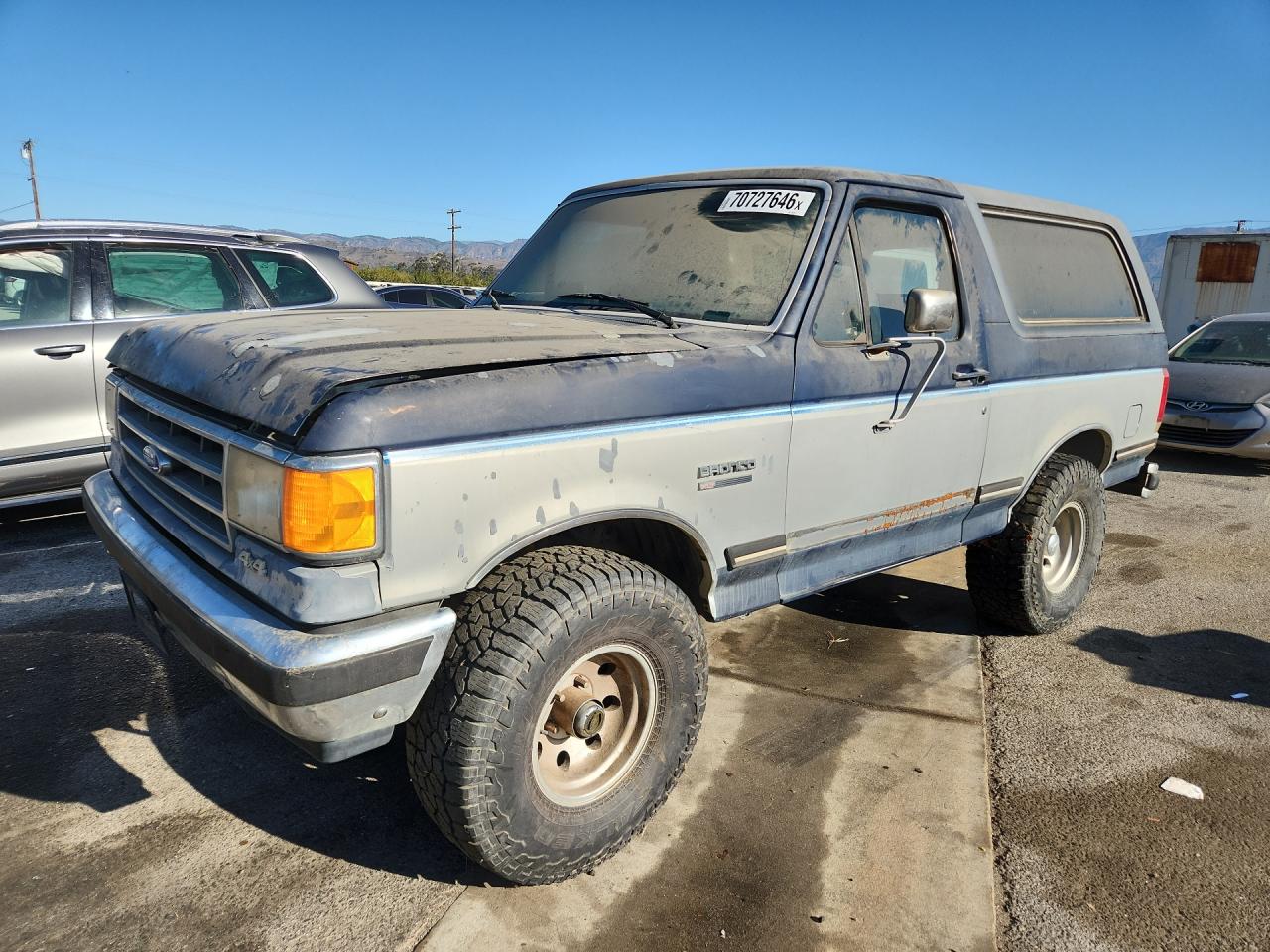 1991 FORD BRONCO U100 | 1FMEU15N4MLA02791 | UPCARS