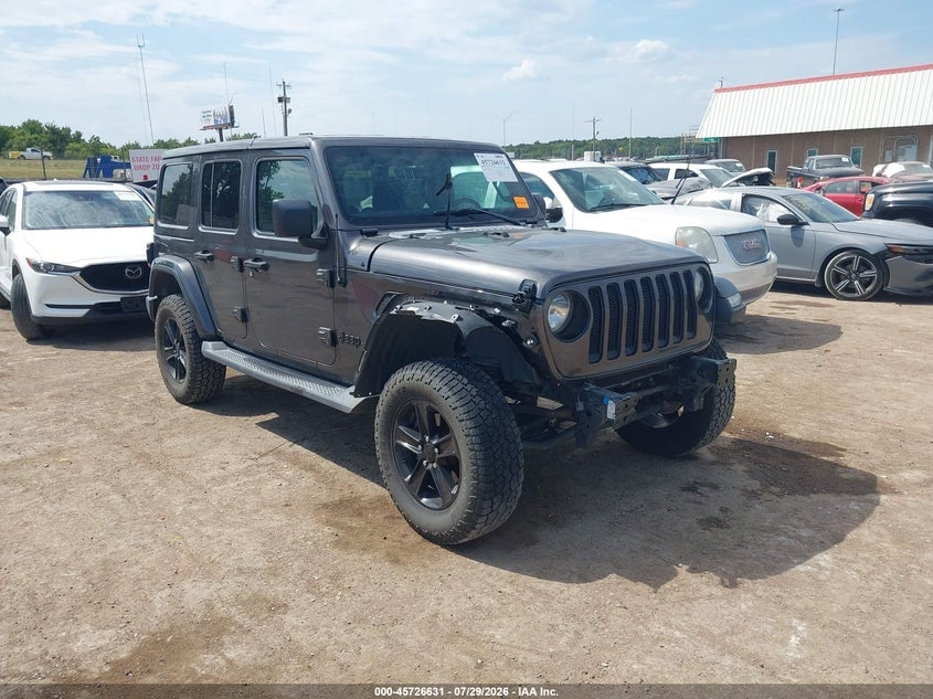 2019 JEEP WRANGLER UNLIMITED SAHARA ALTITUDE 4X4 | 1C4HJXEG6KW638378 | UPCARS
