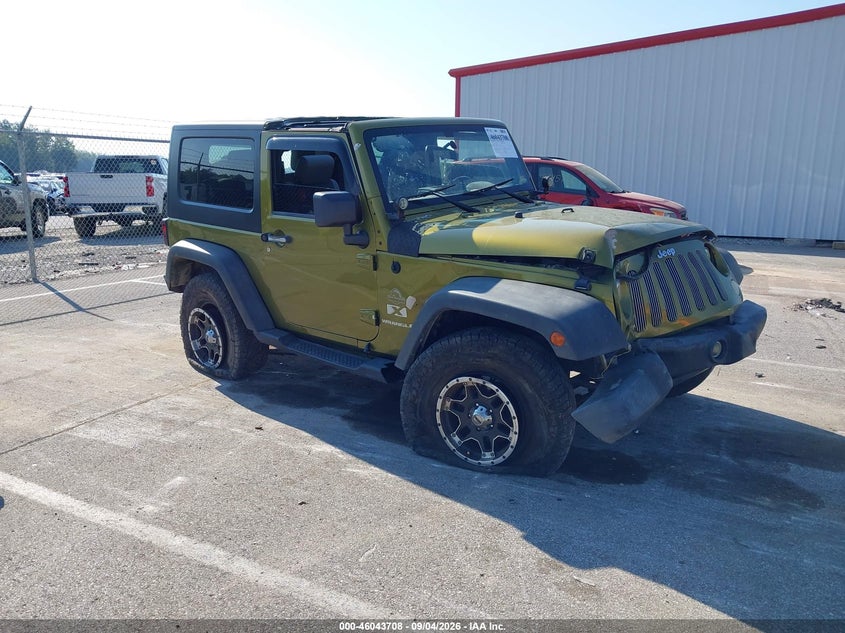2007 JEEP WRANGLER X | 1J4FA24177L108348 | UPCARS