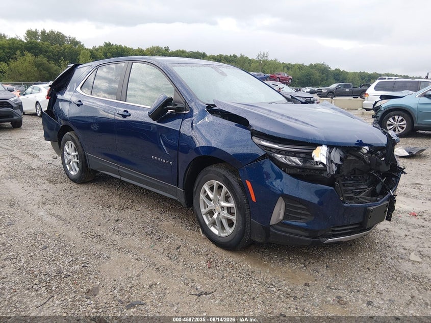 2022 CHEVROLET EQUINOX FWD LT | 3GNAXKEV1NL184480 | UPCARS