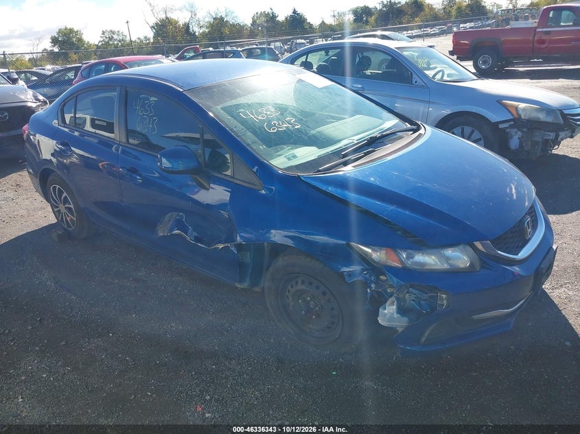 2013 HONDA CIVIC LX | 19XFB2F59DE219829 | UPCARS