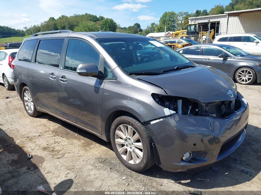 2016 TOYOTA SIENNA LIMITED 7 PASSENGER | 5TDDK3DCXGS136080 | UPCARS