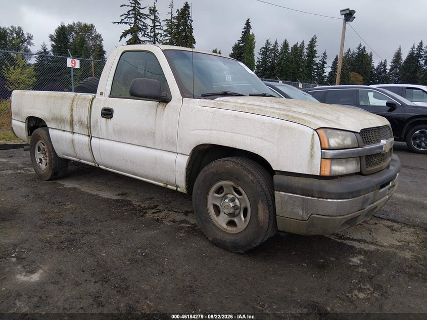2004 CHEVROLET SILVERADO 1500 WORK TRUCK | 1GCEC14VX4E136637 | UPCARS