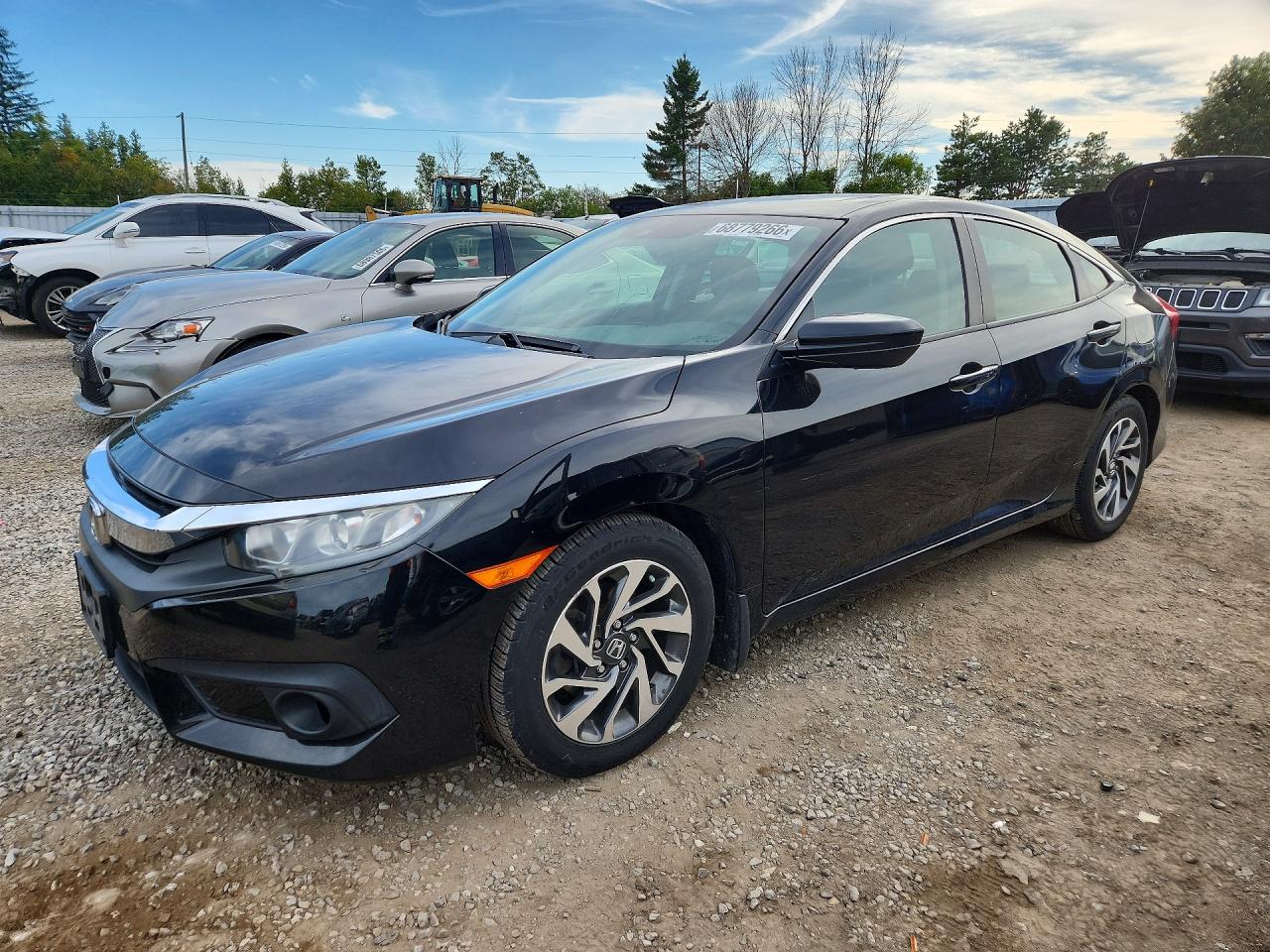 2017 HONDA CIVIC EX | 2HGFC2F89HH040998 | UPCARS