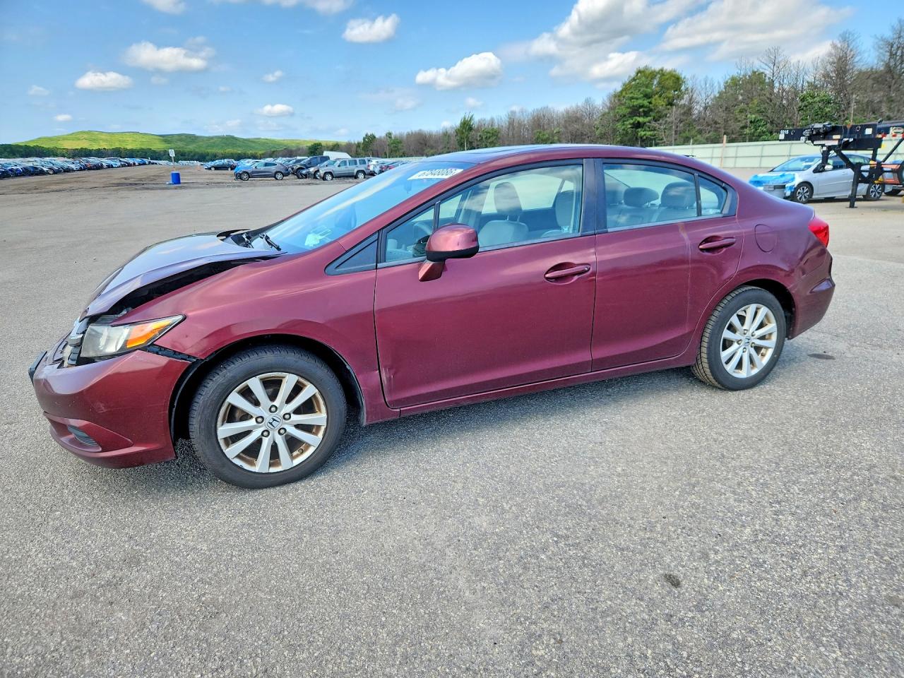 2012 HONDA CIVIC EXL | 2HGFB2F98CH507803 | UPCARS