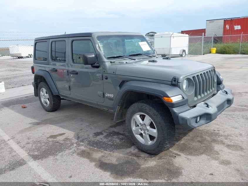 2018 JEEP WRANGLER UNLIMITED SPORT S 4X4 | 1C4HJXDN1JW197855 | UPCARS