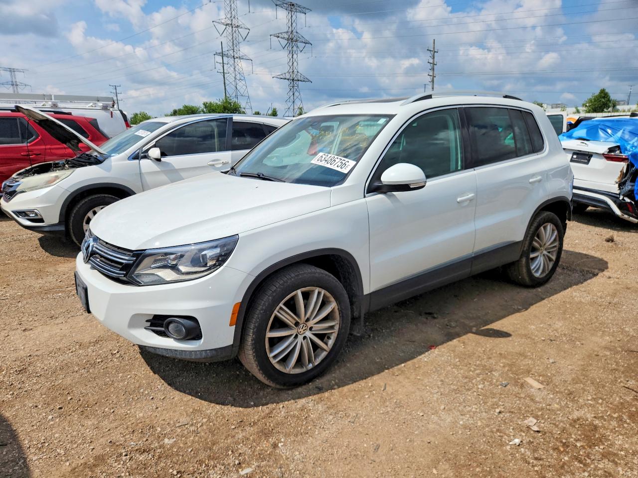 2016 VOLKSWAGEN TIGUAN S | WVGBV7AX6GW581103 | UPCARS