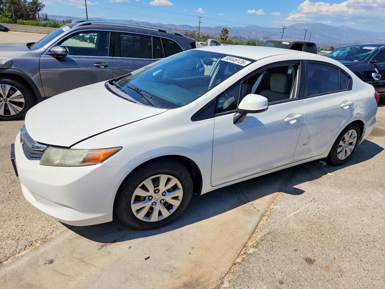 2012 HONDA CIVIC LX | 19XFB2F58CE381160 | UPCARS