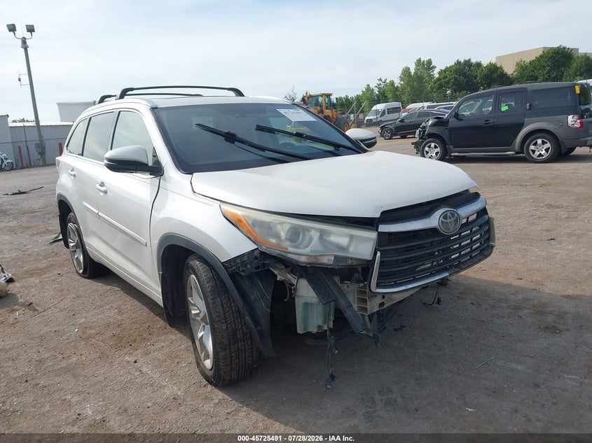 2014 TOYOTA HIGHLANDER LIMITED V6 | 5TDYKRFH3ES025638 | UPCARS