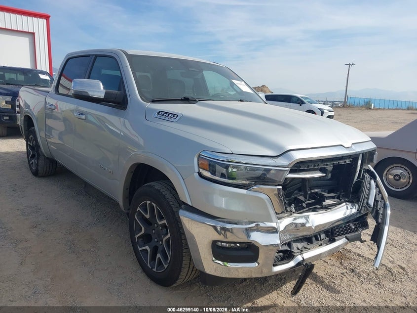2026 RAM 1500 LARAMIE  4X4 5'7 BOX | 1C6SRFJP1TN306748 | UPCARS
