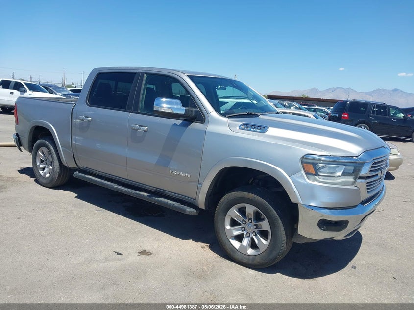 2022 RAM 1500 LARAMIE  4X4 5'7 BOX | 1C6SRFJTXNN447656 | UPCARS