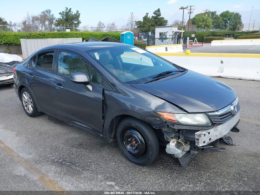 2012 HONDA CIVIC EX | 19XFB2F8XCE315588 | UPCARS