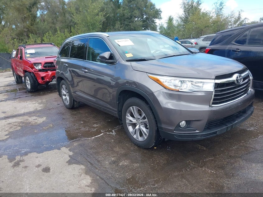 2015 TOYOTA HIGHLANDER XLE V6 | 5TDJKRFH7FS117452 | UPCARS