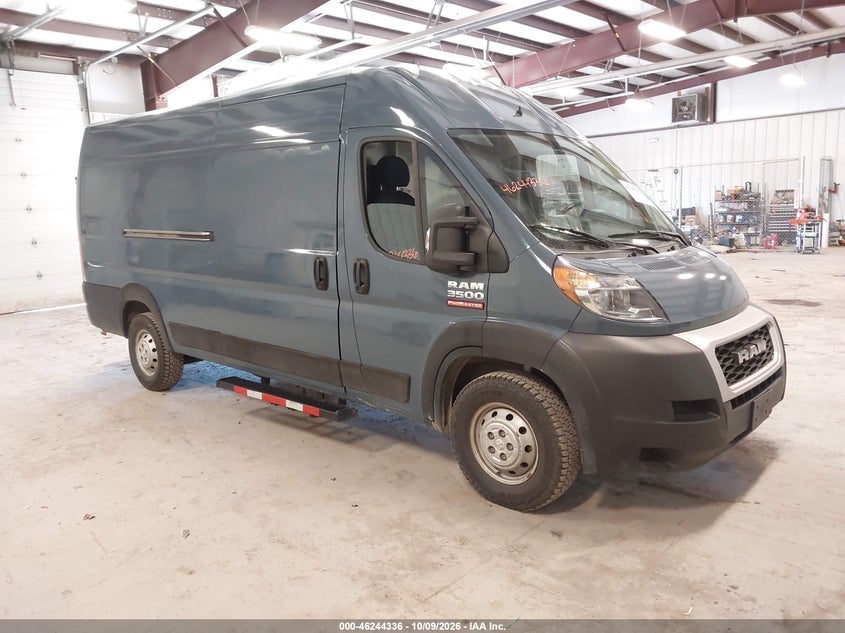 2019 RAM PROMASTER 3500 CARGO VAN HIGH ROOF 159 WB EXT | 3C6URVJG9KE551321 | UPCARS