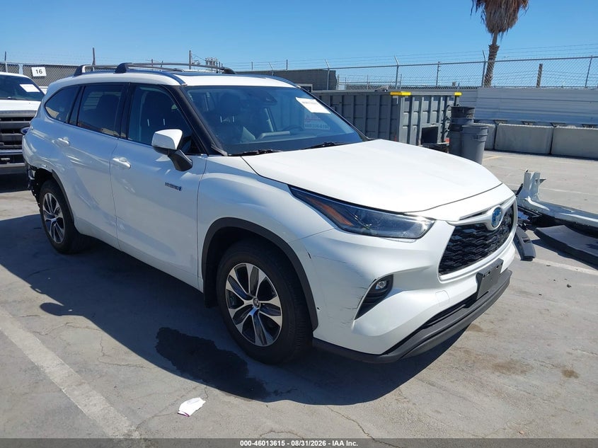 2021 TOYOTA HIGHLANDER HYBRID XLE | 5TDHARAH0MS009891 | UPCARS