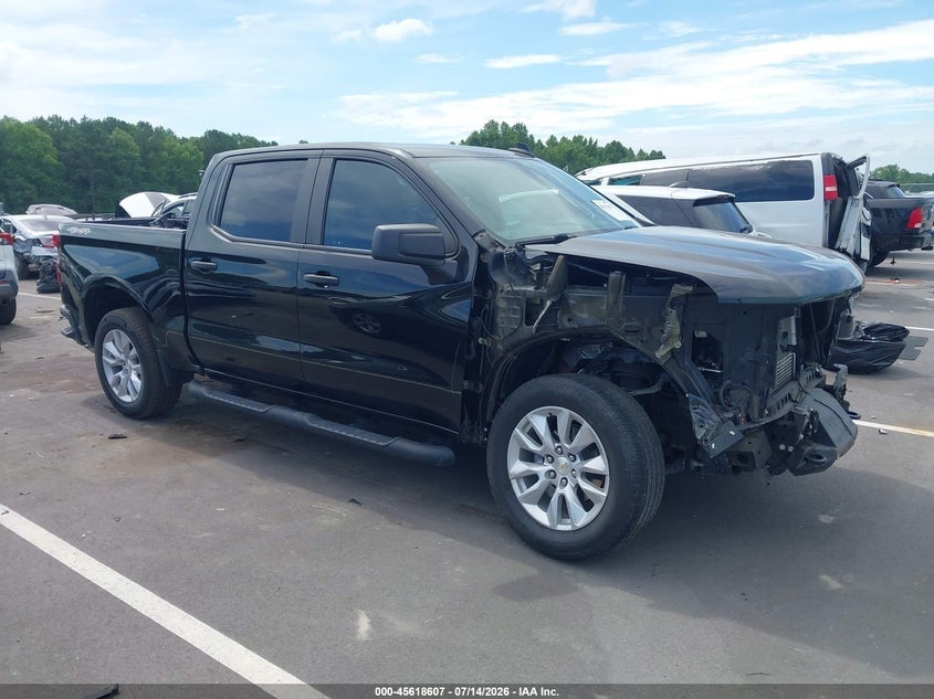 2021 CHEVROLET SILVERADO 1500 4WD  SHORT BED CUSTOM | 3GCPYBEK8MG291328 | UPCARS