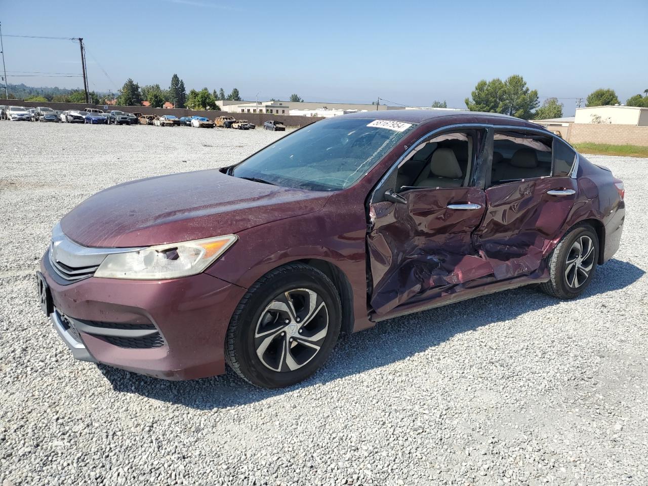 2016 HONDA ACCORD LX | 1HGCR2F3XGA155497 | UPCARS