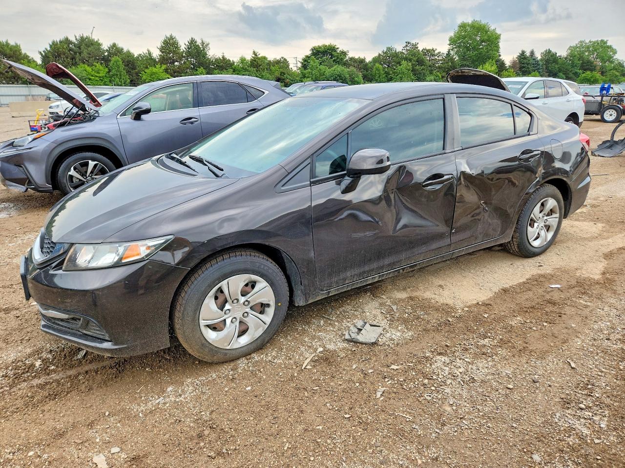 2013 HONDA CIVIC LX | 19XFB2F53DE071905 | UPCARS