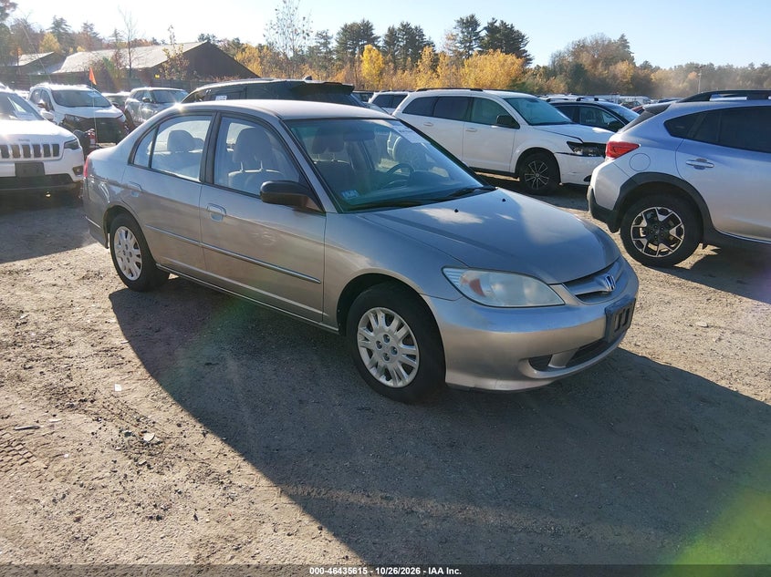 2005 HONDA CIVIC LX | 2HGES16605H512184 | UPCARS