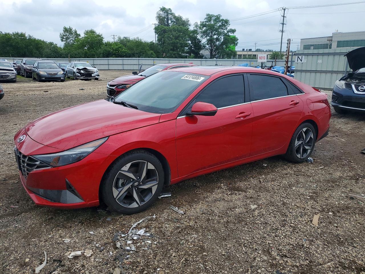 2021 HYUNDAI ELANTRA LIMITED | 5NPLP4AG9MH036175 | UPCARS