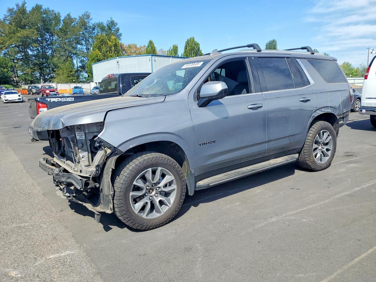2021 CHEVROLET TAHOE K1500 LT | 1GNSKNKD4MR488118 | UPCARS