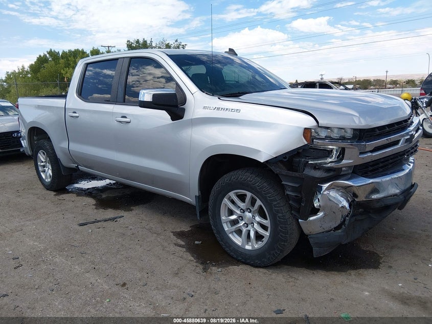 2021 CHEVROLET SILVERADO 1500 2WD  SHORT BED LT | 1GCPWCED1MZ244686 | UPCARS