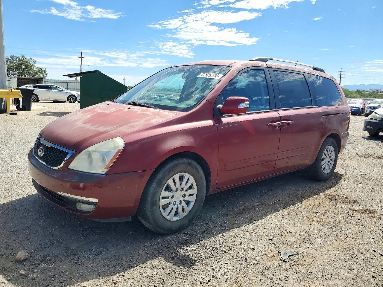 2014 KIA SEDONA LX | KNDMG4C73E6589370 | UPCARS