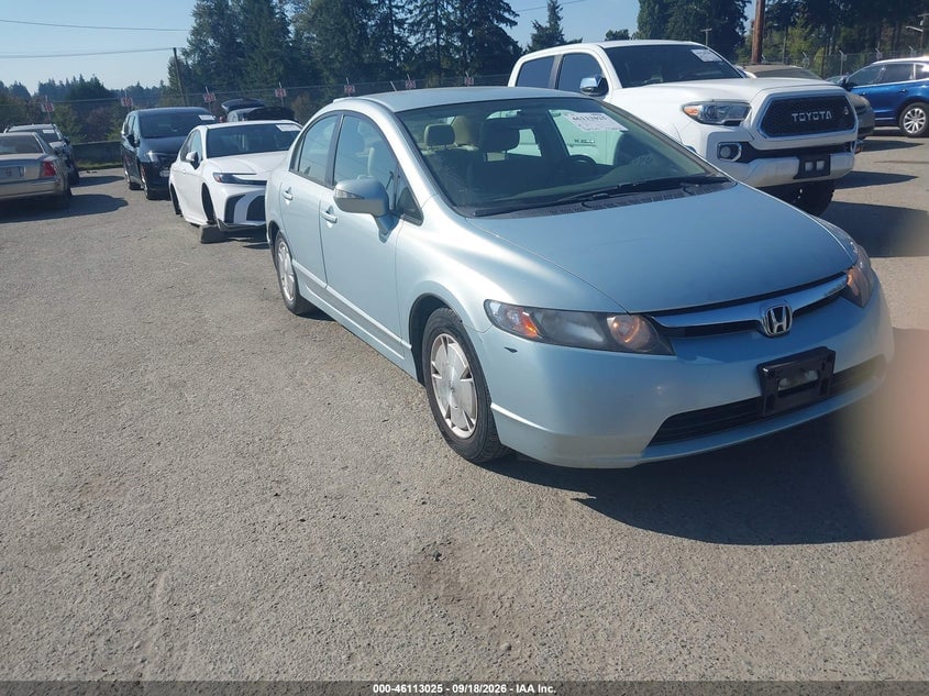 2007 HONDA CIVIC HYBRID | JHMFA36297S003123 | UPCARS