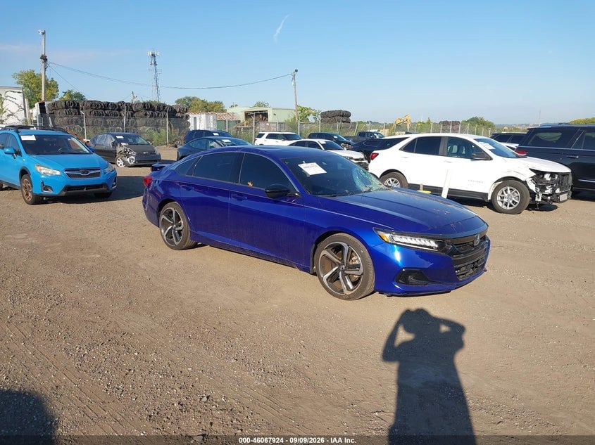 2021 HONDA ACCORD SPORT | 1HGCV1F34MA006679 | UPCARS