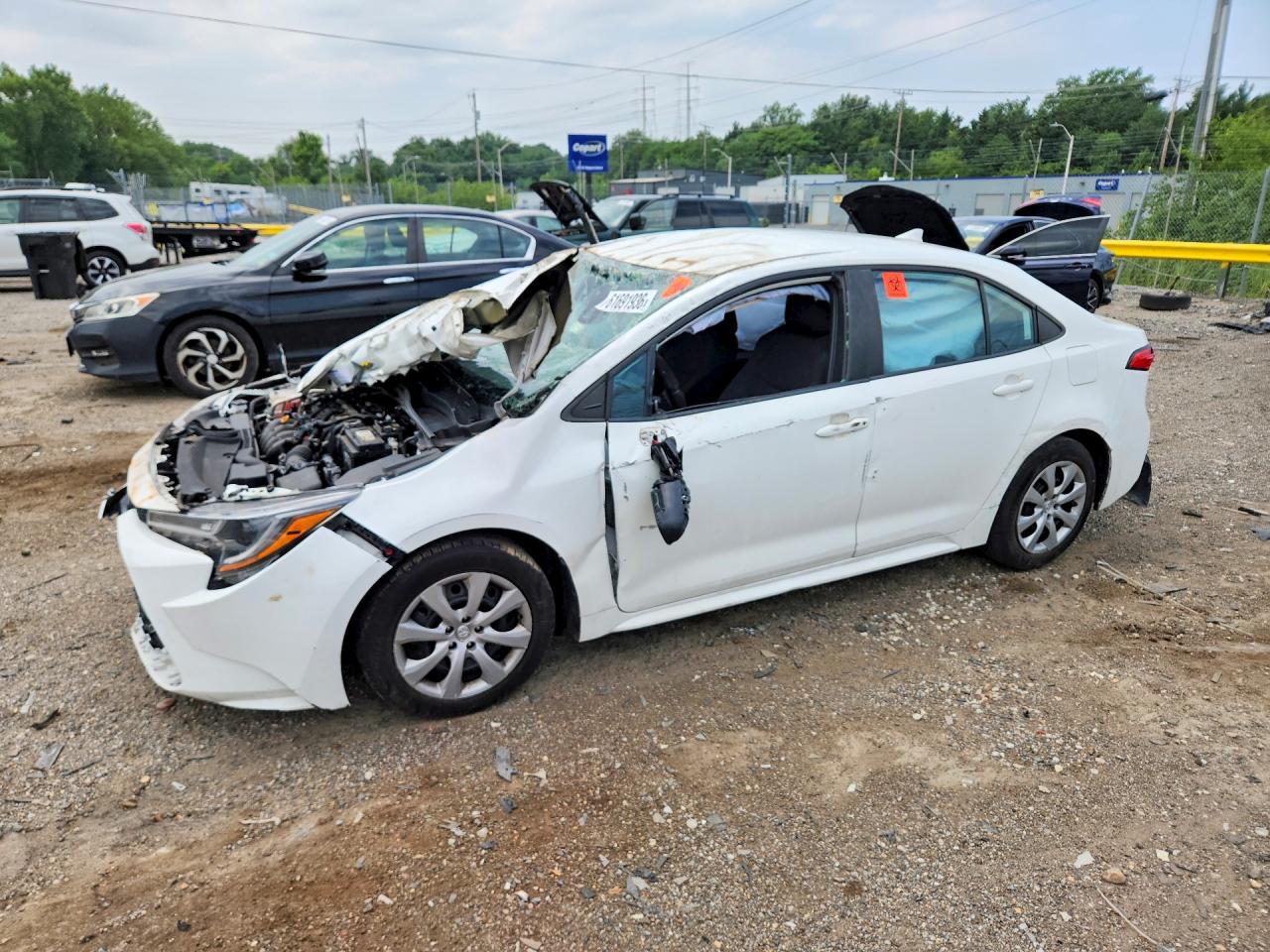 2021 TOYOTA COROLLA LE | 5YFEPMAEXMP241983 | UPCARS