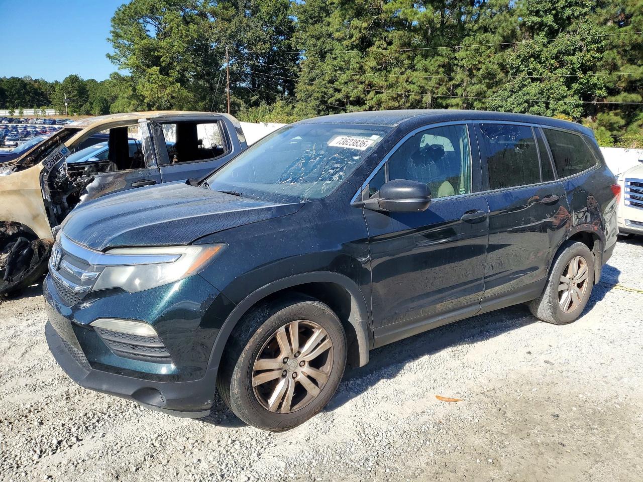 2016 HONDA PILOT LX | 5FNYF5H12GB030995 | UPCARS