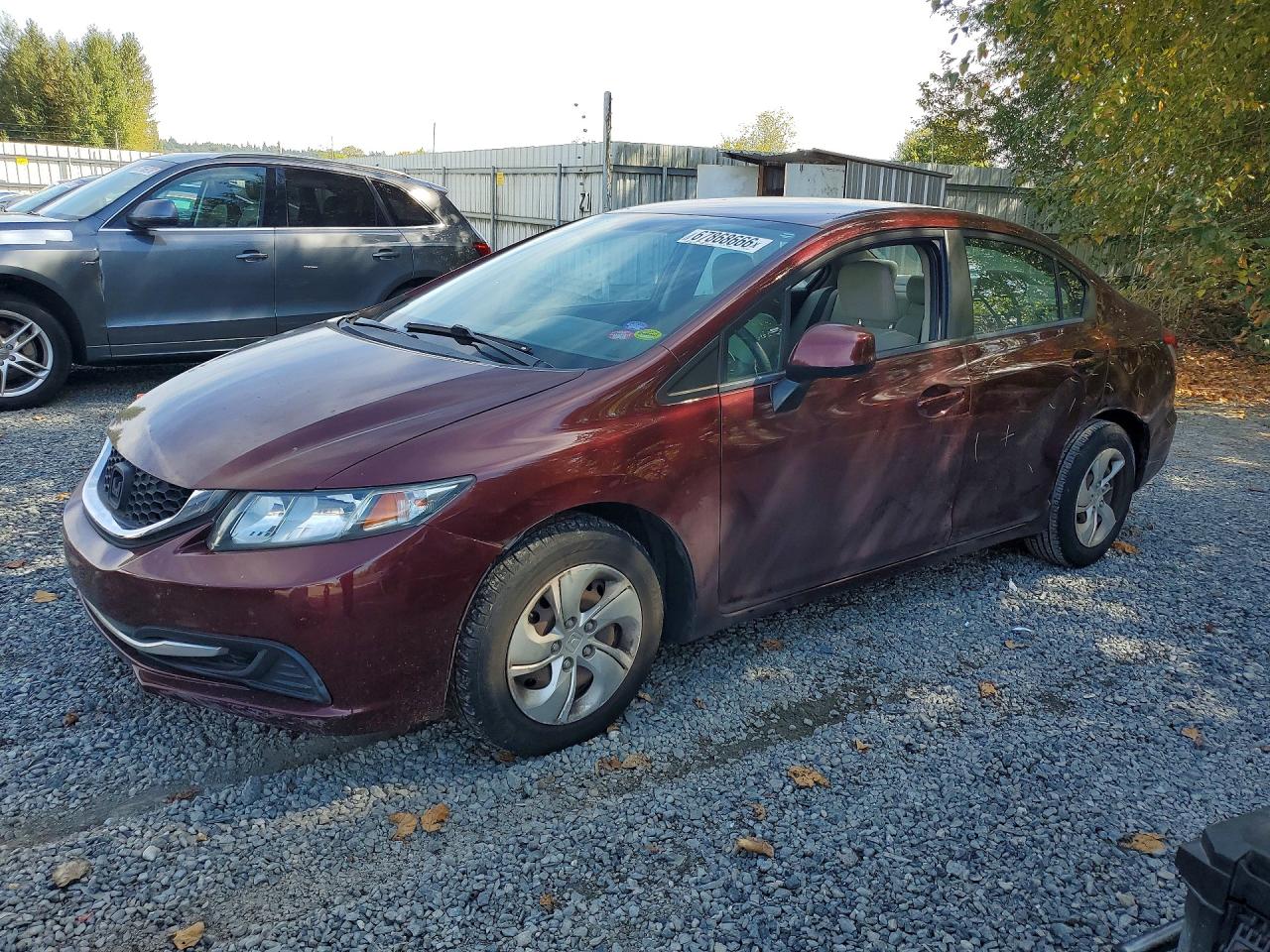 2013 HONDA CIVIC LX | 19XFB2F54DE242306 | UPCARS