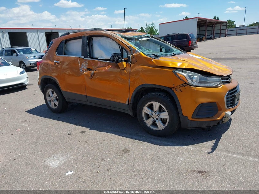 2017 CHEVROLET TRAX LT | 3GNCJPSB2HL168813 | UPCARS